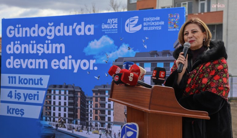 Eskişehir’de “Gündoğdu 2 Etap B” projesinin temeli atıldı… Başkan Ünlüce: “Gündoğdu’nun çehresini değiştirecek modern, güvenli ve çevresiyle uyumlu bir yaşam alanı kuruyoruz”