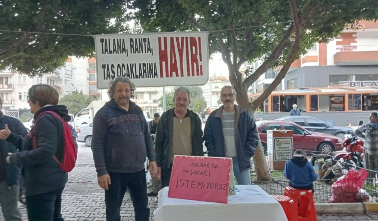 TİP Finike İlçe Örgütü’nden Boldağ’da açılmak istenen taş ocaklarına karşı imza kampanyası… “Kimse halkın malını, toplumun geleceğini gasp edemez”
