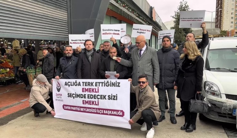 Beylikdüzü’nde emekli açıklaması: Bal-kaymak masalları, emeklinin küçülen maaşını büyütmüyor