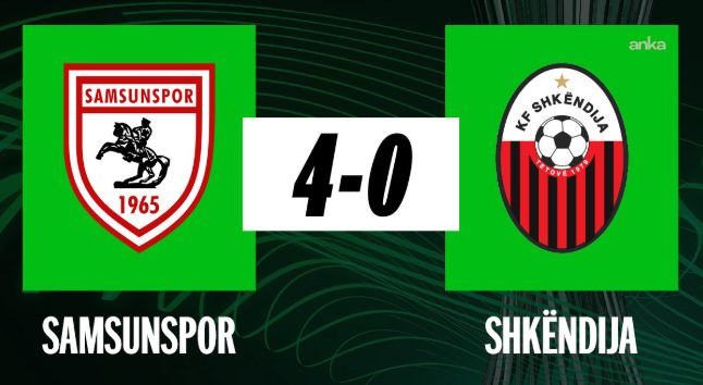 Samsunspor, UEFA Konferans Ligi’nde son 16’da