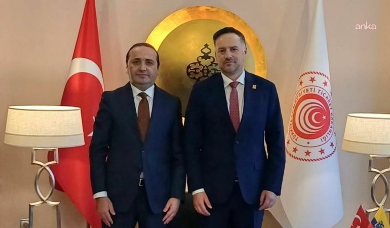 Ticaret Bakan Yardımcısı Tuzcu,  Ekvator’un Ankara Büyükelçisi Vega’yı kabul etti