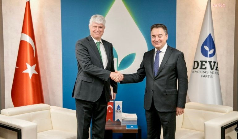 İsviçre Büyükelçisi Scheurer’den Ali Babacan’a ziyaret