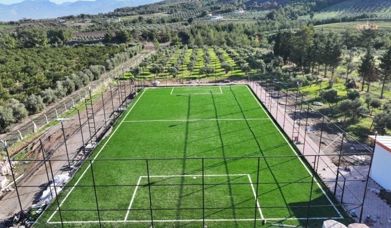 Arsuz Belediyesi, Pirinçlik Futbol Sahası’nı hizmete hazır hale getirdi