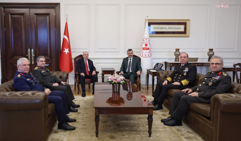 Bakan Güler ve komuta kademesinden İçişleri Bakanı Çiftçi’ye ziyaret