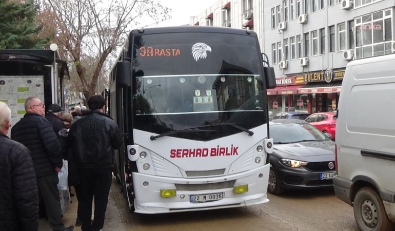Edirne’de 65 yaş üstü yurttaş bir ayda toplu ulaşımdan 190 defa ücretsiz faydalandı